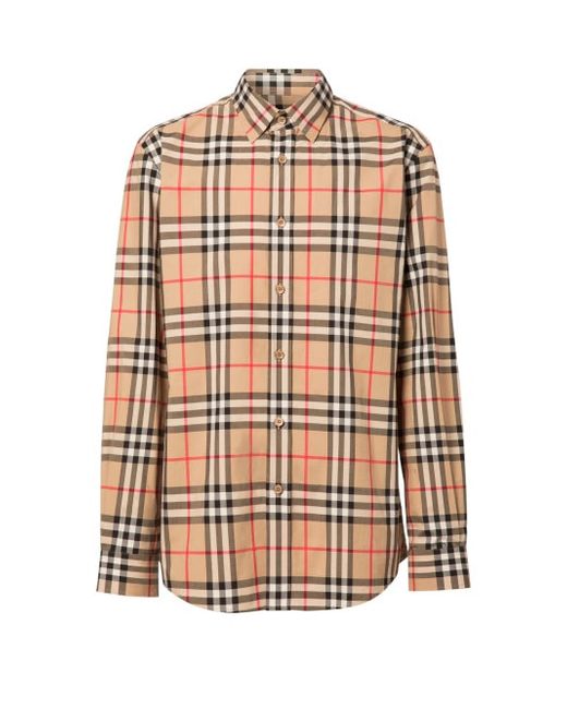 Burberry Caxton Vintage-check Cotton Shirt