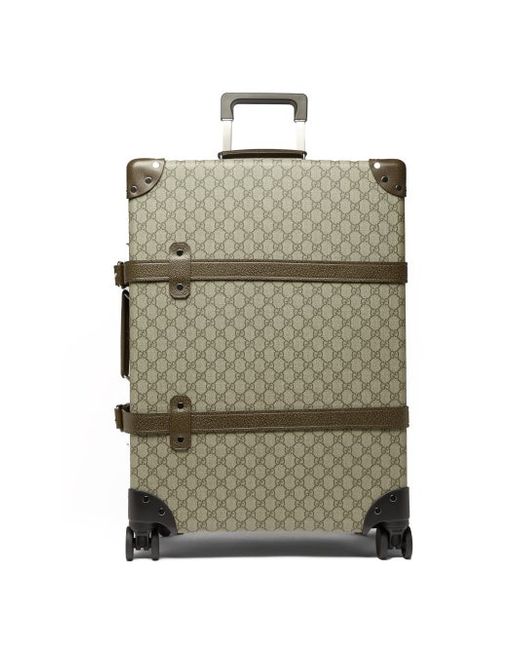 Mens BAGS Gucci X Globe Trotter Gg-supreme Leather Suitcase