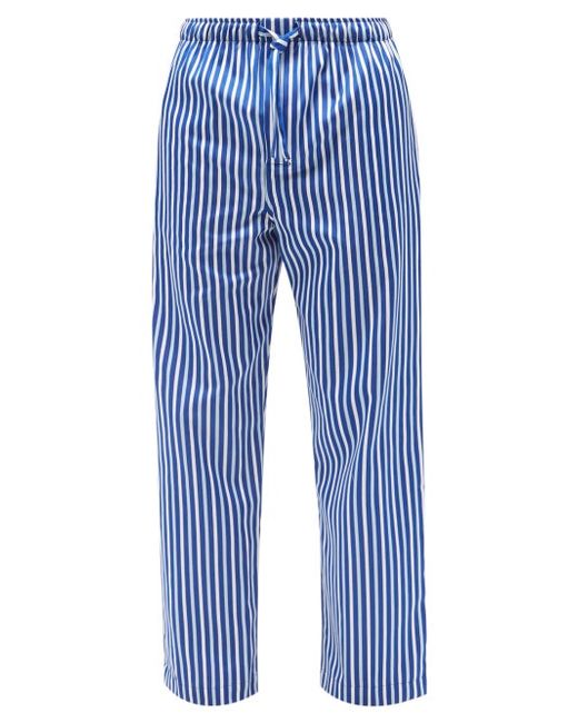 Mens BASICS Derek Rose Wellington Striped-cotton Pyjama Trousers