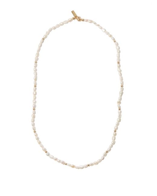 Mens JEWELLERY Éliou Agata Baroque-pearl Gold-plated Necklace
