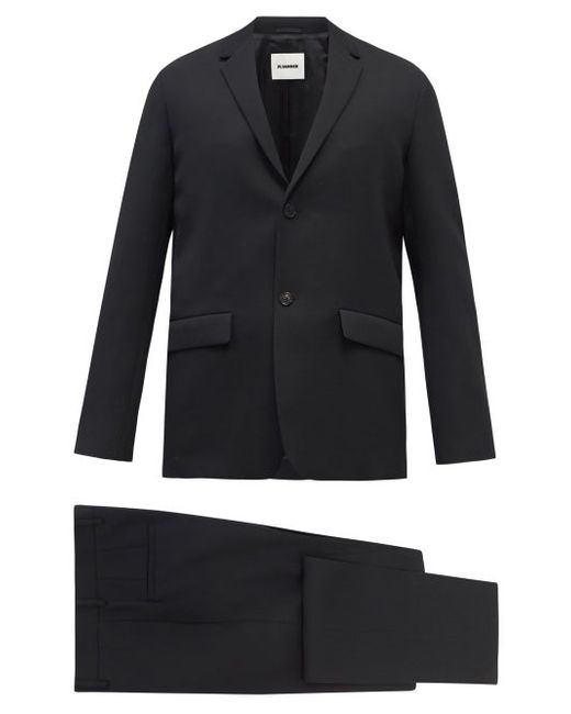 Mens RTW Jil Sander Essential Wool-gabardine Suit