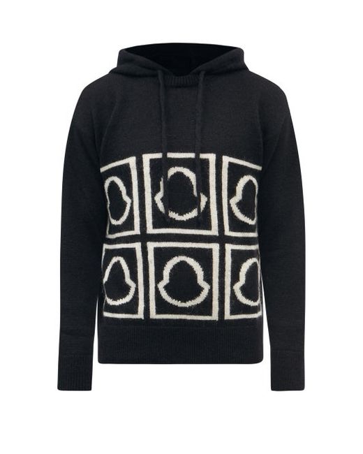 Moncler Logo-jacquard Wool-blend Sweater