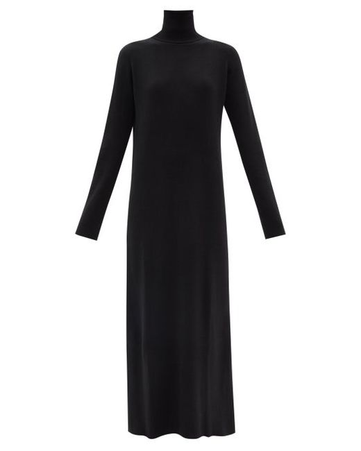 Raey Responsible Cashmere-blend Ribbed Roll-neck Dress