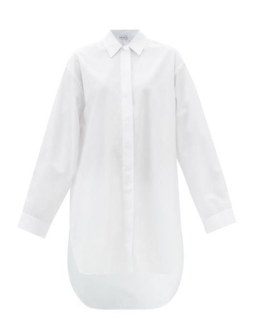 Raey Organic-cotton Longline Shirt