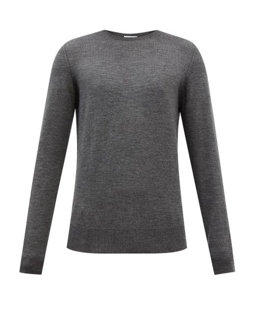 Raey Fitted Responsible Merino-wool Crew-neck Sweater