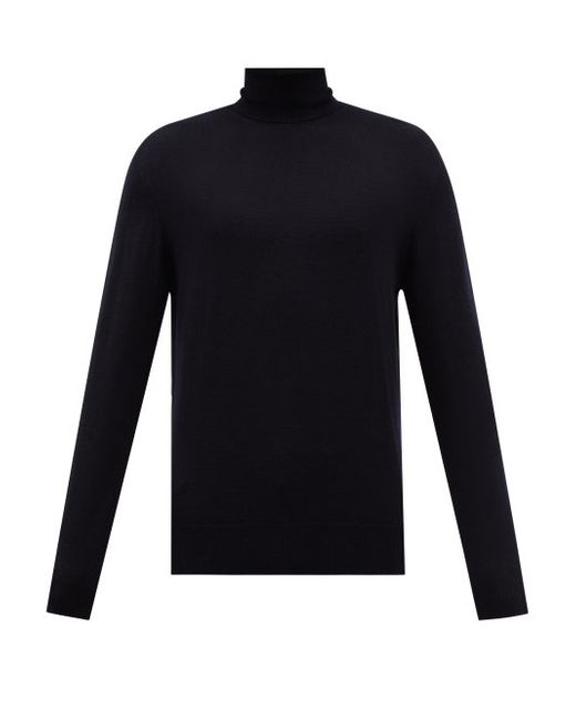 Raey Fitted Responsible Merino-wool Roll-neck Sweater