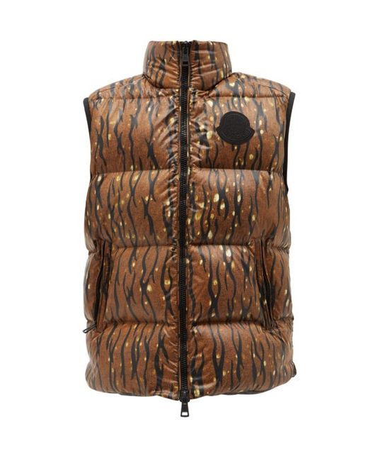 2 Moncler 1952 Sumida Camouflage-print Quilted Nylon-laqué Gilet