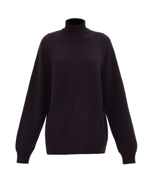 Raey Responsible-cashmere Blend Roll-neck Sweater