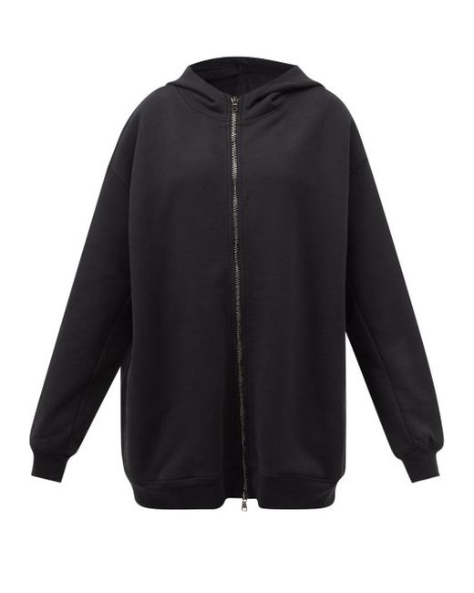 Raey Zip-up Recycled Cotton-blend Hoodie