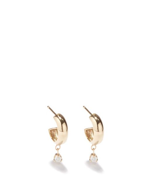 Zoe Chicco Diamond 14kt-gold Hoop Earrings