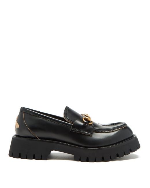 Gucci Horsebit Leather Chunky Loafers