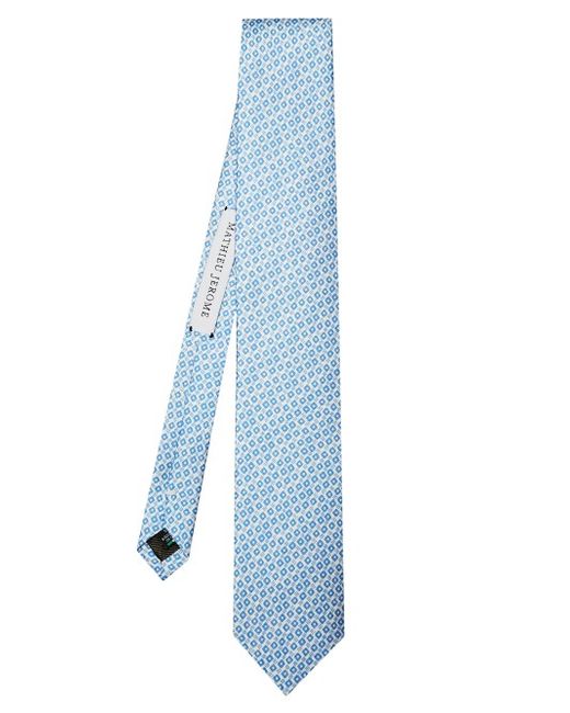 Mathieu Jerome Micro geometric-jacquard silk tie