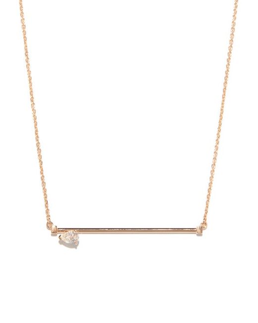 Repossi Serti Sur Vide Diamond 18kt Rose-gold Necklace