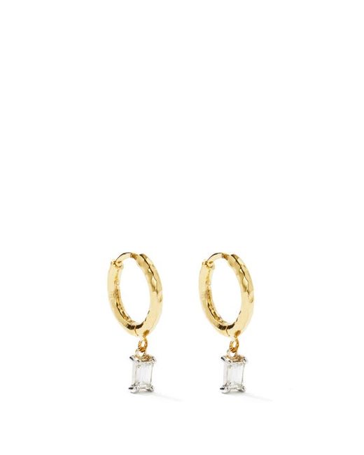 Octavia Elizabeth Charmed Gabby Micro Diamond 18kt Gold Earrings
