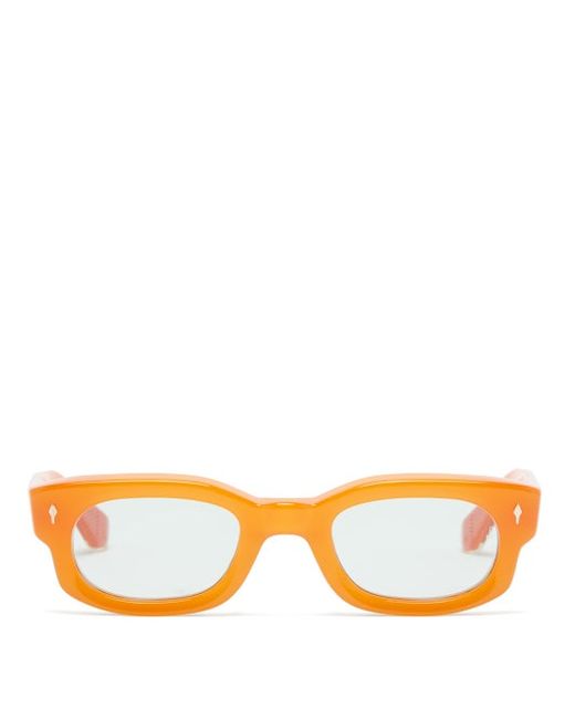 Jacques Marie Mage Whiskeyclone Square Acetate Sunglasses