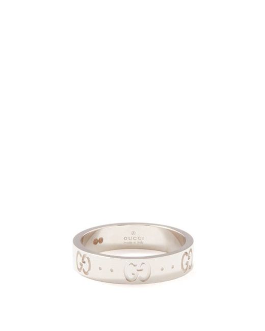 Gucci Icon Gg-engraved 18kt gold Ring