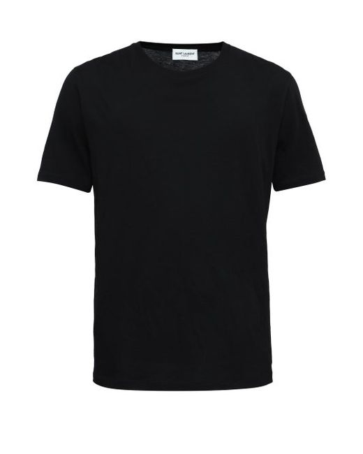 Saint Laurent Cotton-jersey T-shirt