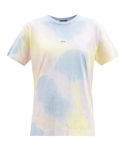 A.P.C. . Janice Tie-dyed Cotton-jersey T-shirt