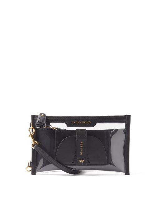 Anya Hindmarch Everything Leather-trim Vinyl Pouch