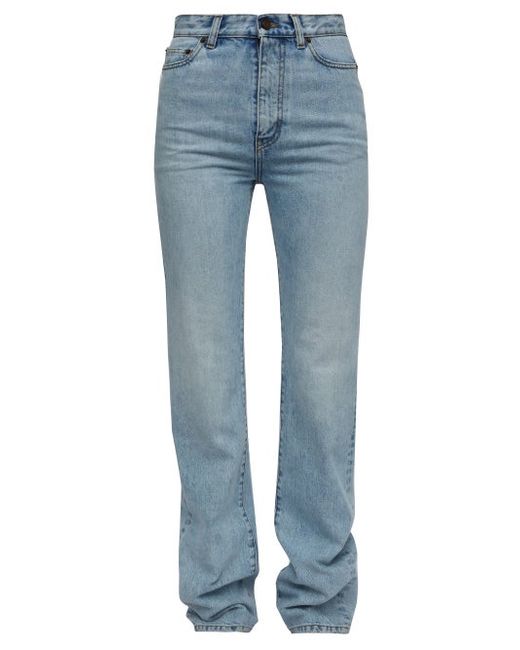 Saint Laurent Janice High-rise Straight-leg Jeans