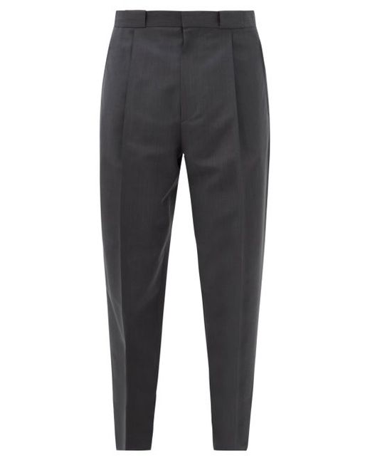 The Row Pleated Wool-blend Tailored Trousers