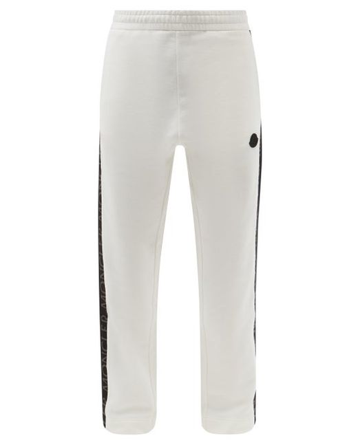 Moncler Logo Striped Cotton-jersey Track Pants