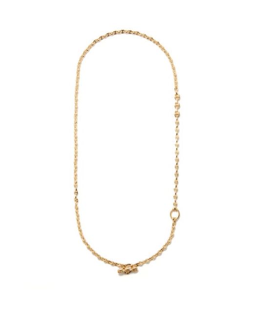 Hoorsenbuhs Open Link Diamond 18kt Gold Necklace