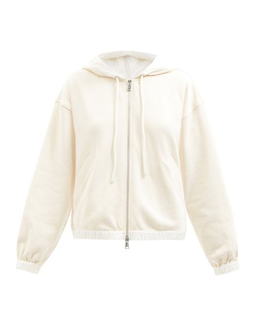 Moncler Shell-trimmed Jersey Hoodie