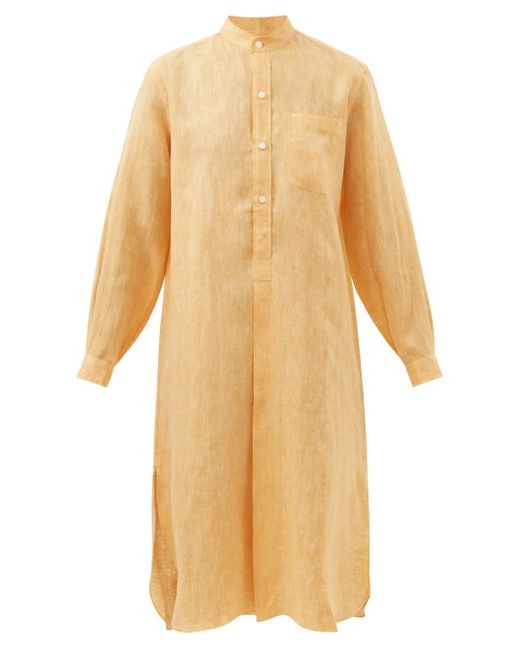 Charvet Patch-pocket Linen-cambric Shirt Dress