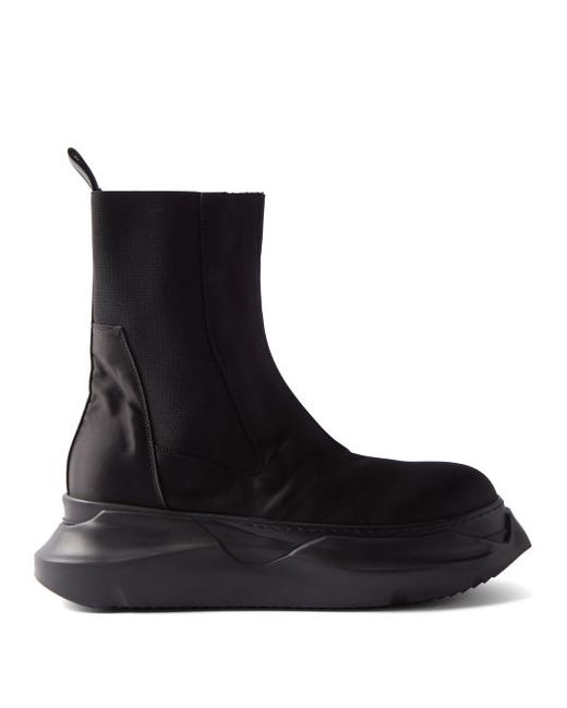 Rick Owens DRKSHDW Beatle Abstract Nylon-jersey Boots