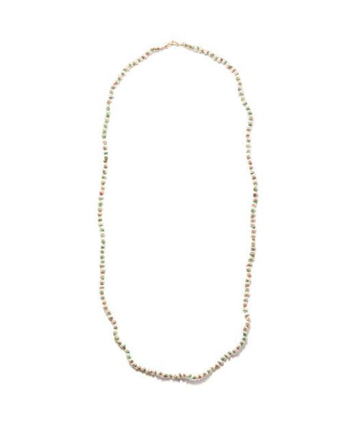 Marie Lichtenberg Mauli 18kt Gold Cotton Corded Necklace