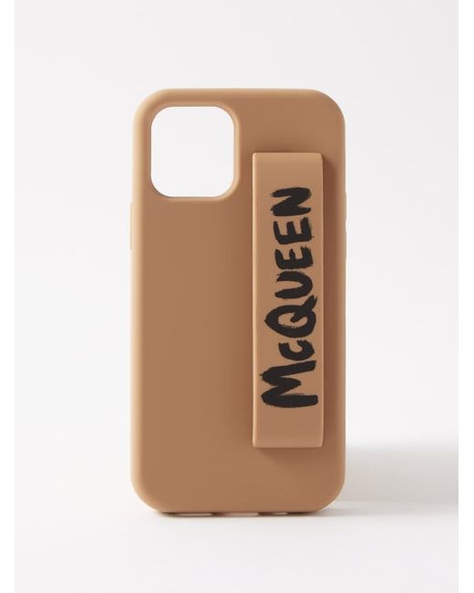 Alexander McQueen Logo-print Iphone 12 Phone Case