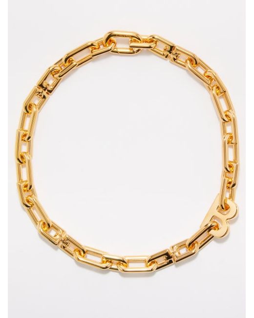 Balenciaga B-link Chain Necklace