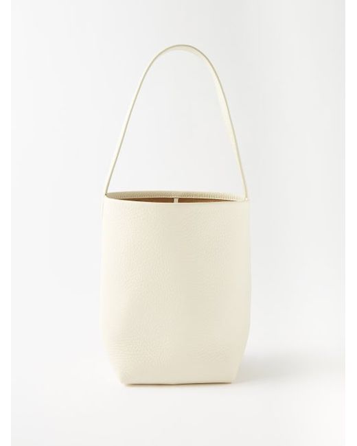 The Row Park Small Grained-leather Shoulder Bag