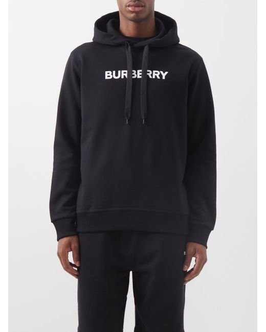 Burberry Andsell Logo-print Cotton Hooded Sweatshirt