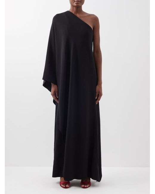 The Row Sparrow One-shoulder Silk Gown