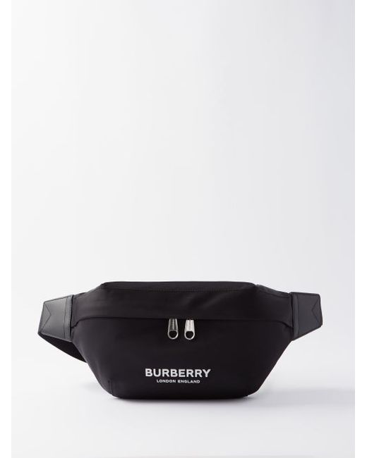 Burberry Logo-print Canvas Belt Bag