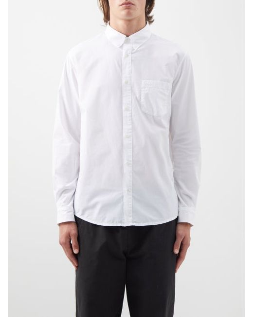 A.P.C. . Edouard Patch-pocket Cotton-poplin Shirt