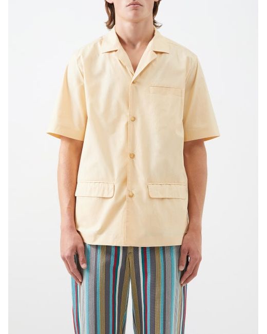 Nanushka Maxim Cotton-poplin Short-sleeved Shirt