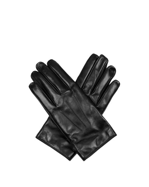 Lanvin Leather gloves with popper close