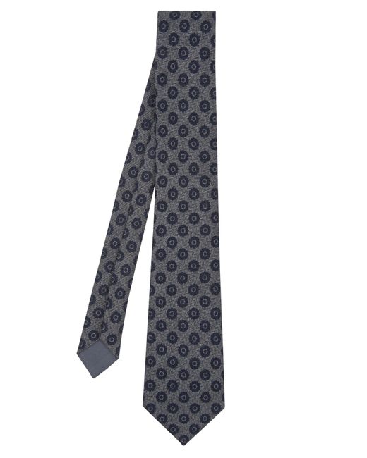 Bottega Veneta Dot-print herringbone tie