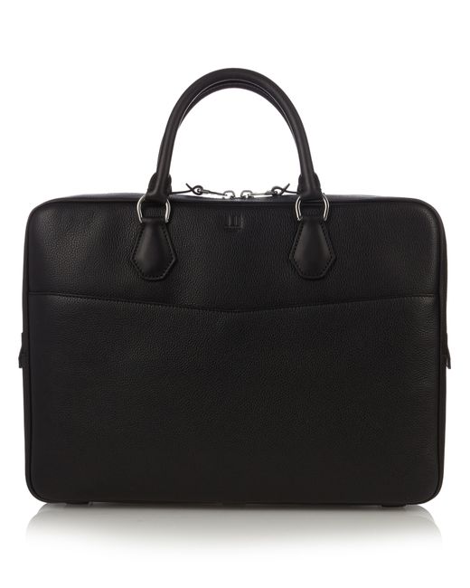 Dunhill Boston leather briefcase