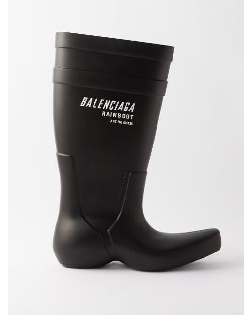 Balenciaga Exacavator Rubber Rain Boots