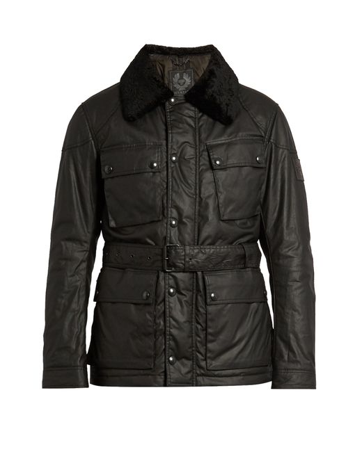 Belstaff Circuitmaster shearling-collar jacket
