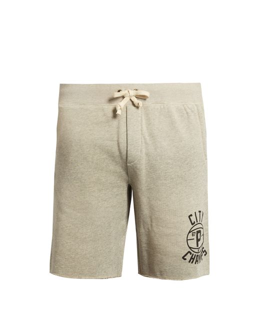 Polo Ralph Lauren Raw-edged cotton-blend jersey shorts