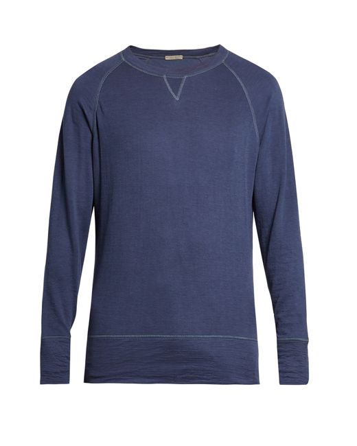 Bottega Veneta Raglan-sleeved cotton-blend jersey sweatshirt