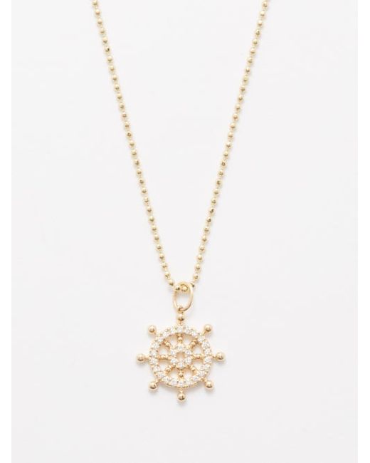 Sydney Evan Helm Diamond 14kt Necklace