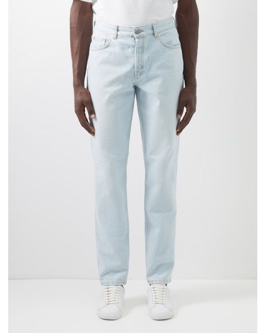 Raey Line Organic-cotton Slim-leg Jeans