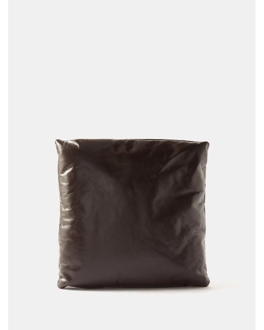 Bottega Veneta Pillow Pouch Leather Clutch Bag