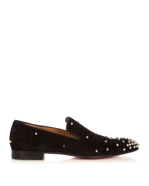 Christian Louboutin Degra spike-embellished slip-on shoe